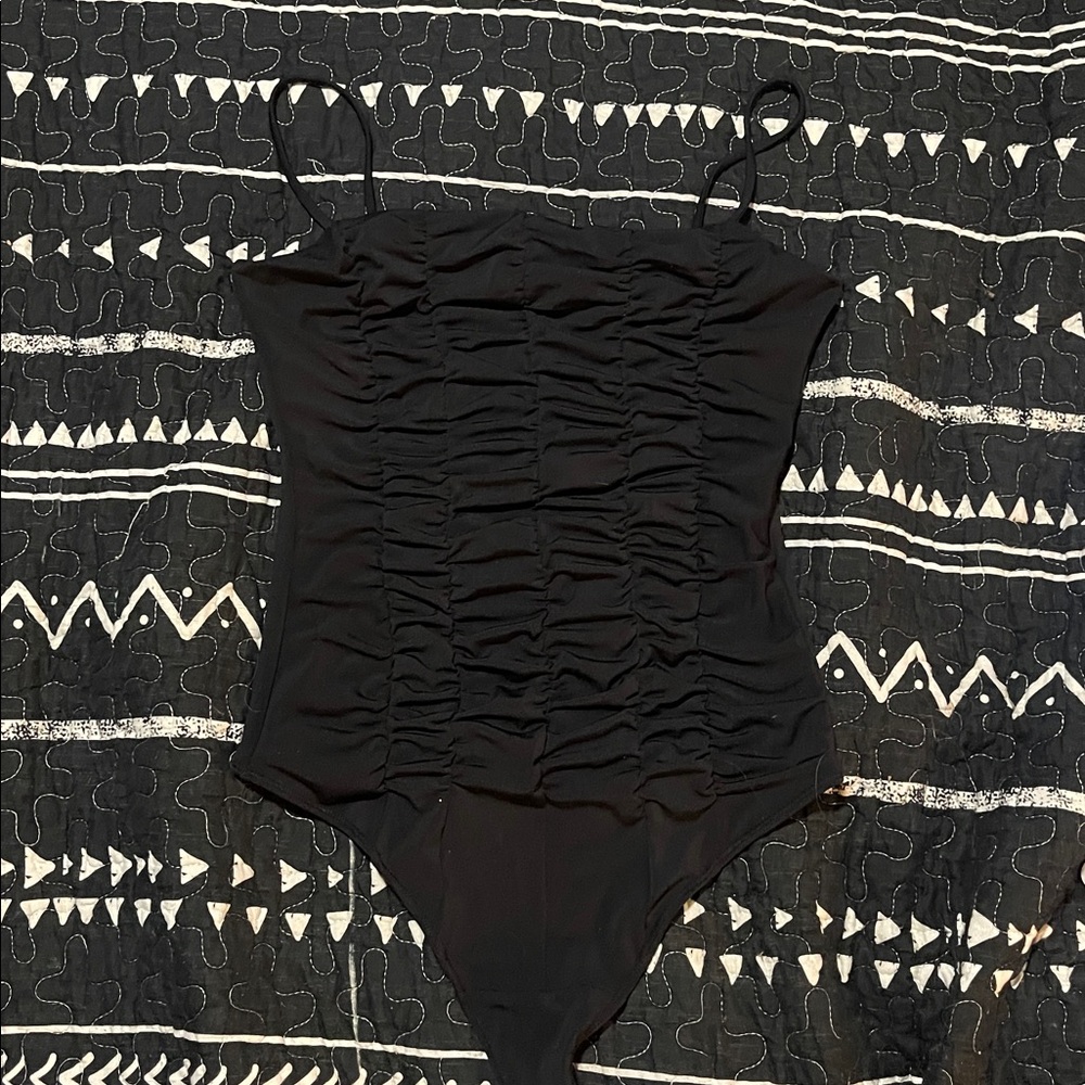 A&F Ruched front bodysuit